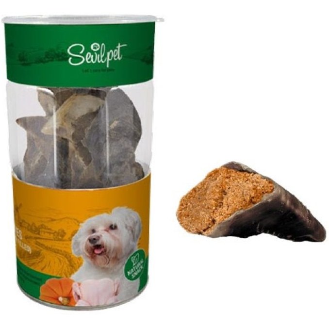 تشويقی سگ سويل پت سم بره پر شده مرغ و کدو حلوايی 15 عددی