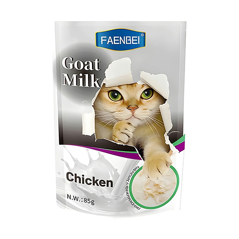 پوچ گربه فانبی مرغ و شير بز 85 گرمی
