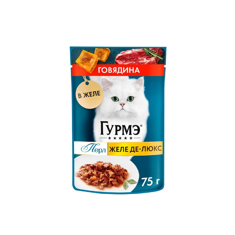 پوچ گربه گورمت گاو در ژله لاکچری